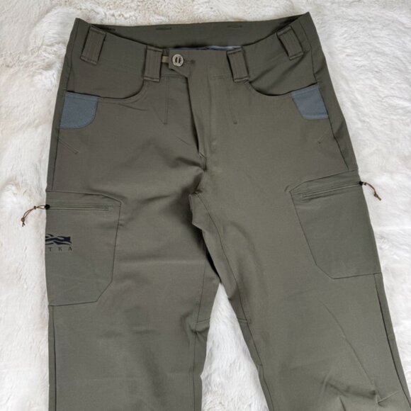 Sitka Gear Traverse Pant Men's Size 34R x 32 Deep Lichen Hunting Camping Hiking - Picture 1 of 11